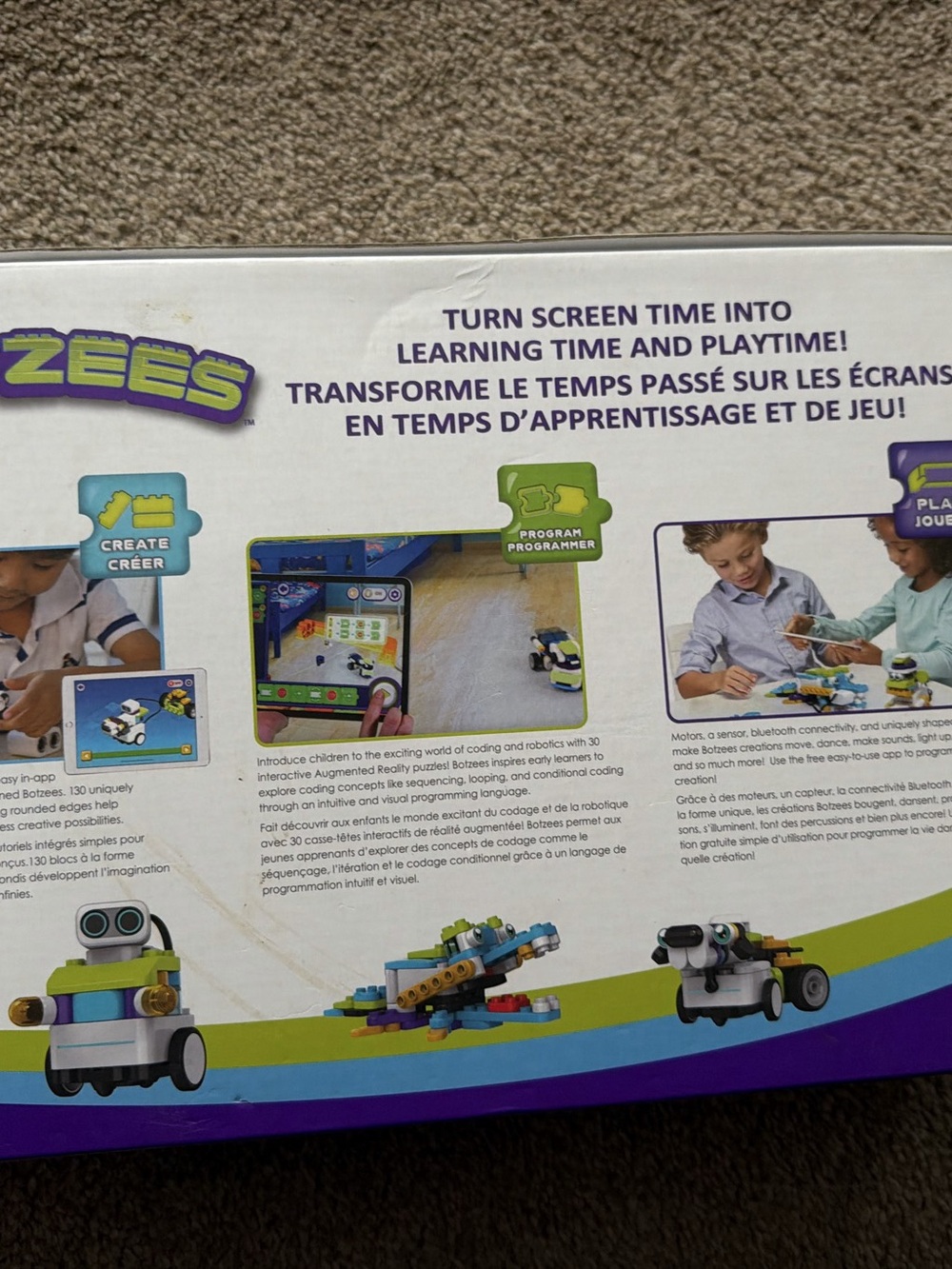 Botzees Augmented Reality Coding Robot Building Set - Picture 2 of 5